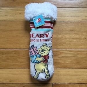 NWT Christmas Disney slippers socks